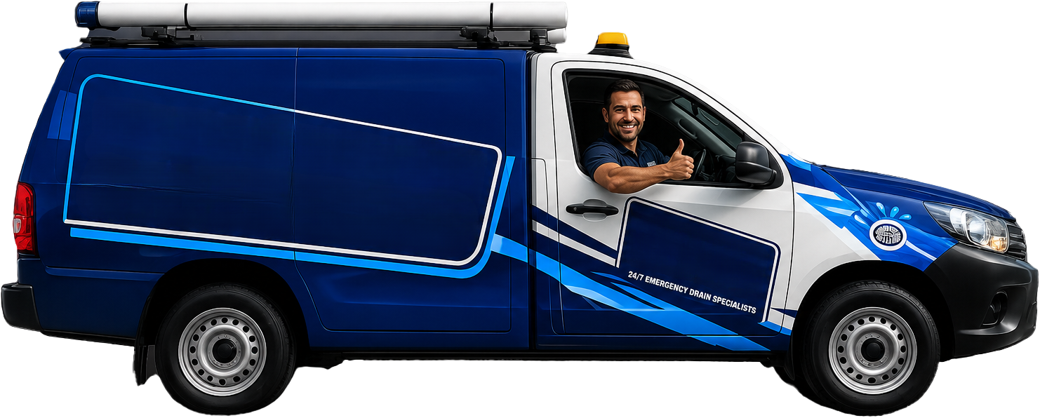 Newtown Blocked Drains service van